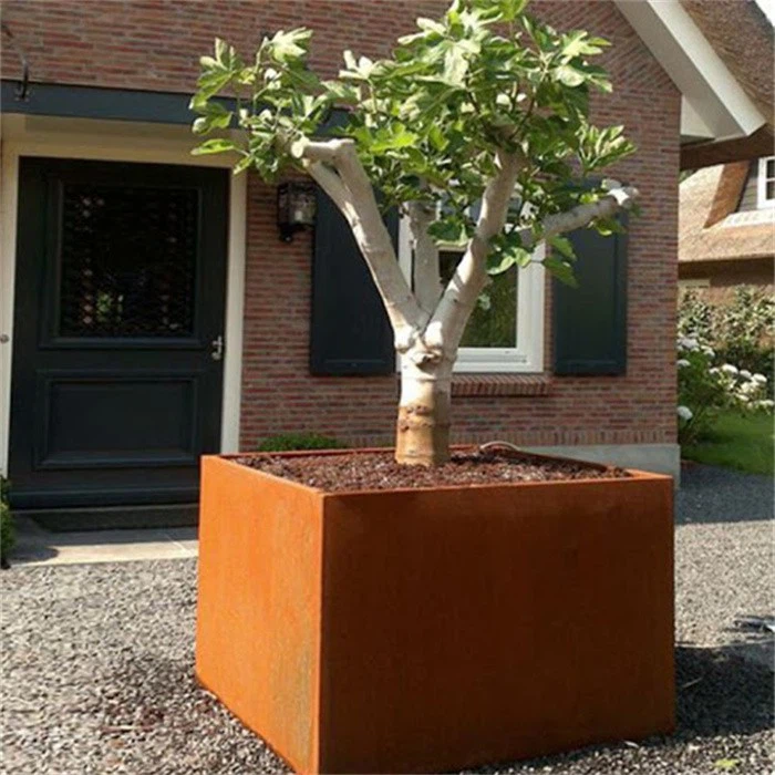Customized Durable Corten Steel Flower Pots